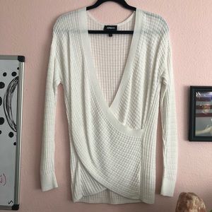 Express crossing sweater